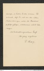 Nachlass Franz Steindachner, Brief von R. Hertwig an Franz Steindachner (13.04.1899), Inv.Nr. 218.01, Seite 2
